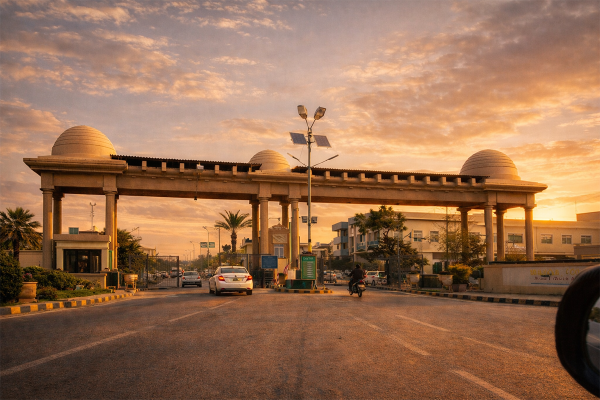 Entrance Gate of Wapda Town